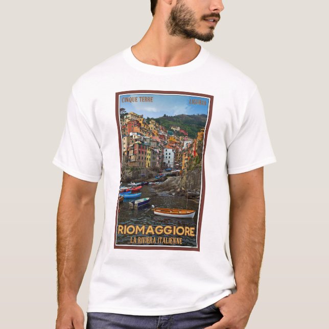 Cinque Terre - Riomaggiore T-Shirt (Front)
