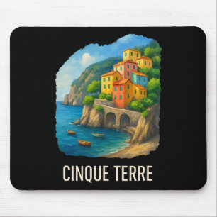 Cinque Terre Travel Italy Escape Monterosso Coast Mouse Mat