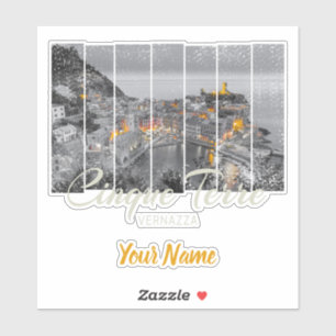 Cinque Terre Vernazza Italy vintage Souvenir