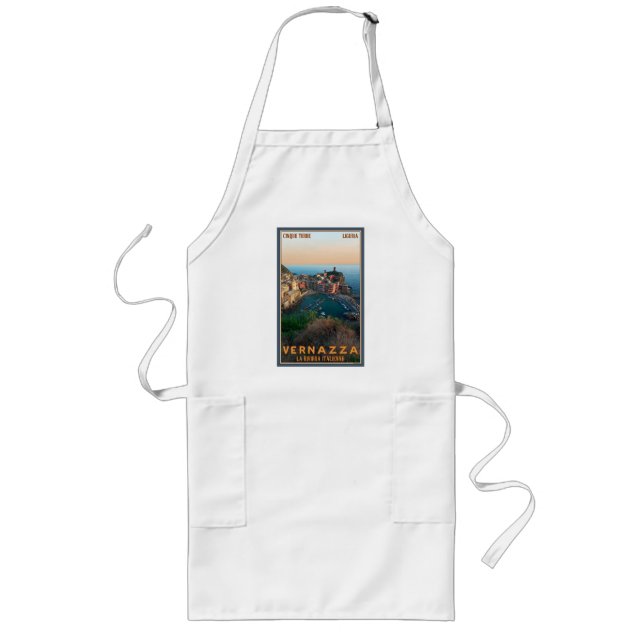 Cinque Terre - Vernazza Long Apron (Front)