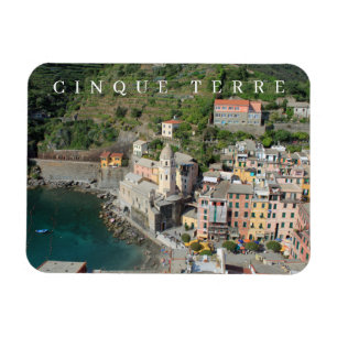 Cinque Terre Vernazza view fridge magnet