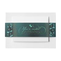 Cintas para invitaciones con rosas