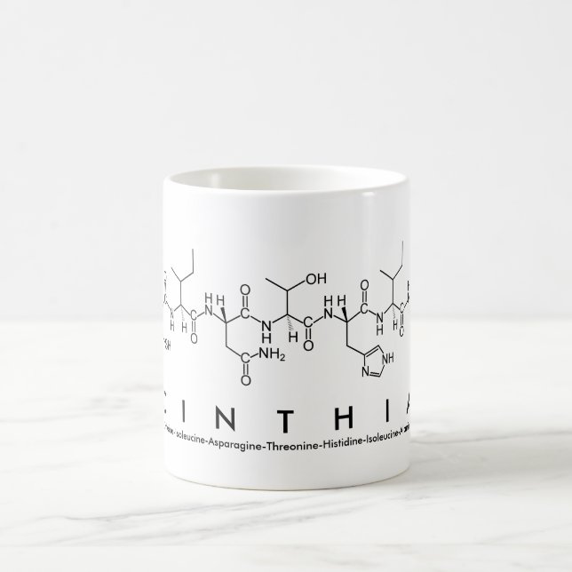 Cinthia peptide name mug (Center)