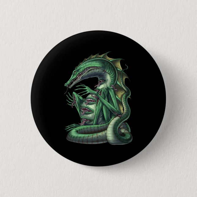 CipactliAztec Mythology Creature Cipactli 6 Cm Round Badge (Front)