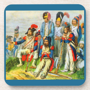 circa 1796 Napoleon’s soldiers Coaster