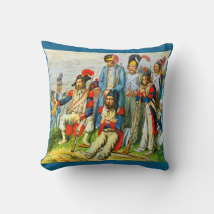 circa 1796 Napoleon’s soldiers Cushion