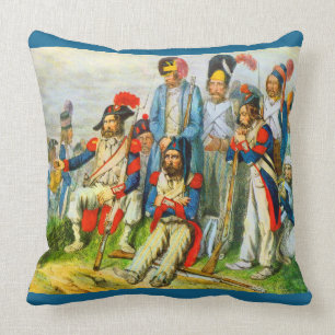 circa 1796 Napoleon’s soldiers Cushion