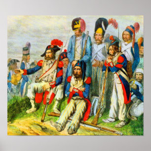 circa 1796 Napoleon’s soldiers Poster