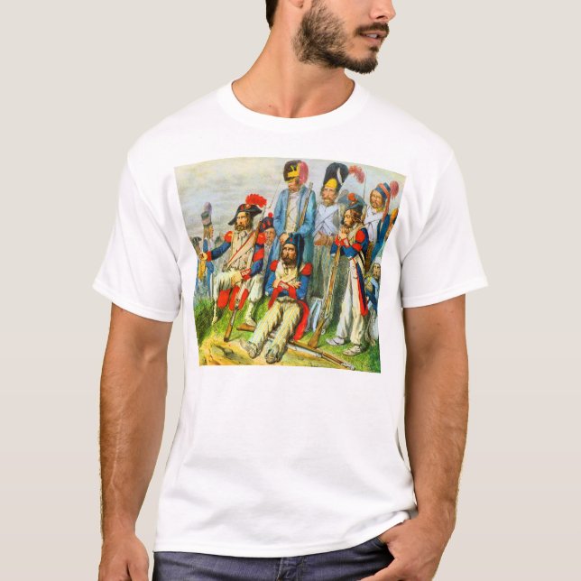 circa 1796 Napoleon’s soldiers T-Shirt (Front)
