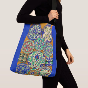 circa 1890 Persian motifs print Crossbody Bag
