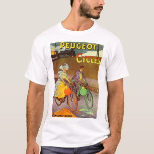 circa 1900 Peugeot bicycles ad T-Shirt