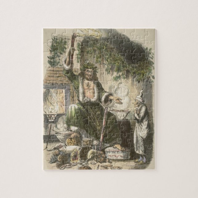 Circa 1900: The Ghost of Christmas Present Jigsaw Puzzle (Vertical)