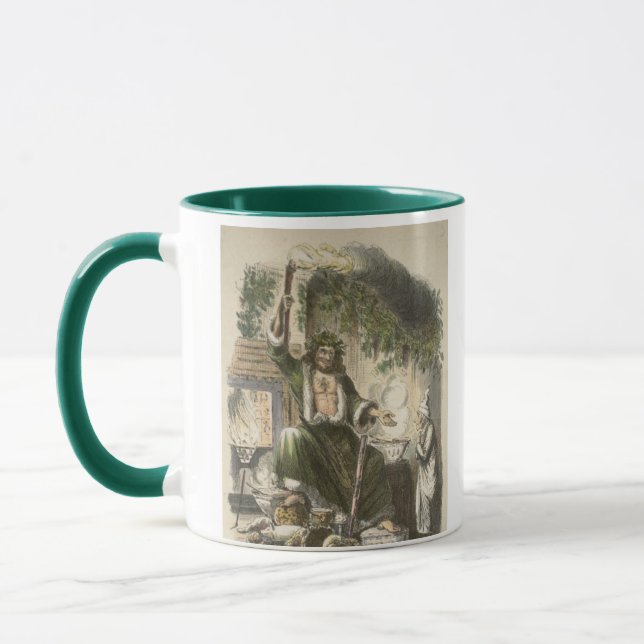Circa 1900: The Ghost of Christmas Present Mug (Left)