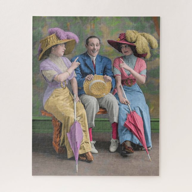 circa 1910 vaudeville performers  jigsaw puzzle (Vertical)