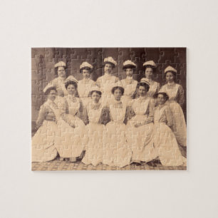 circa 1914 nursing school graduates jigsaw puzzle
