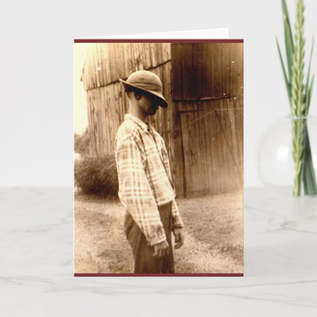 circa 1920 bashful Harry Card (Front)