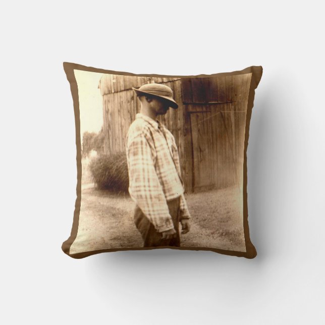 circa 1920 bashful Harry print Cushion (Front)