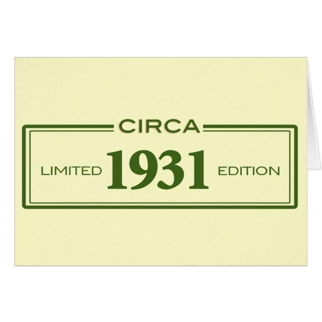 circa 1931 (Front Horizontal)