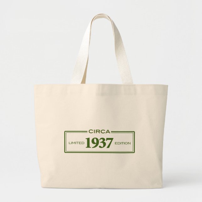 circa 1937 large tote bag (Front)