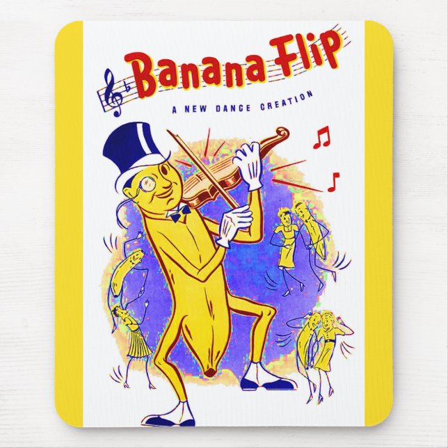 circa 1950 Banana Flip sheet music cover Mouse Mat (Front)
