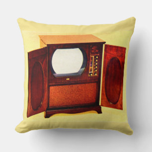 circa 1950 television set no. 1 cushion