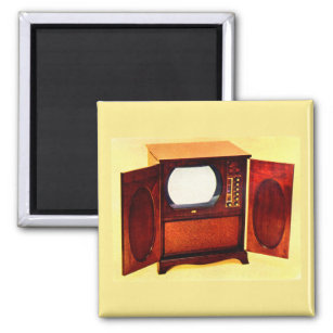 circa 1950 television set no. 1 magnet