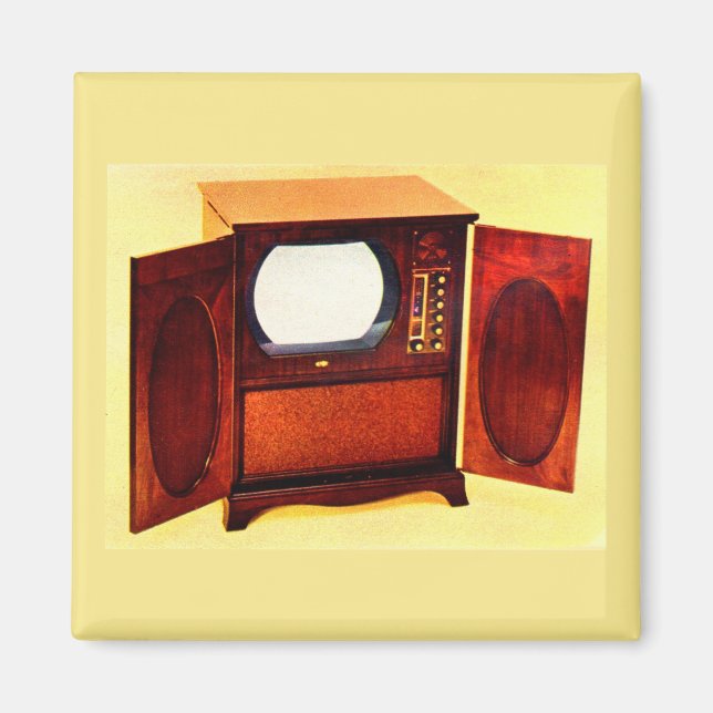 circa 1950 television set no. 1 magnet (Front)