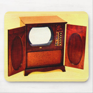 circa 1950 television set no. 1 mouse mat