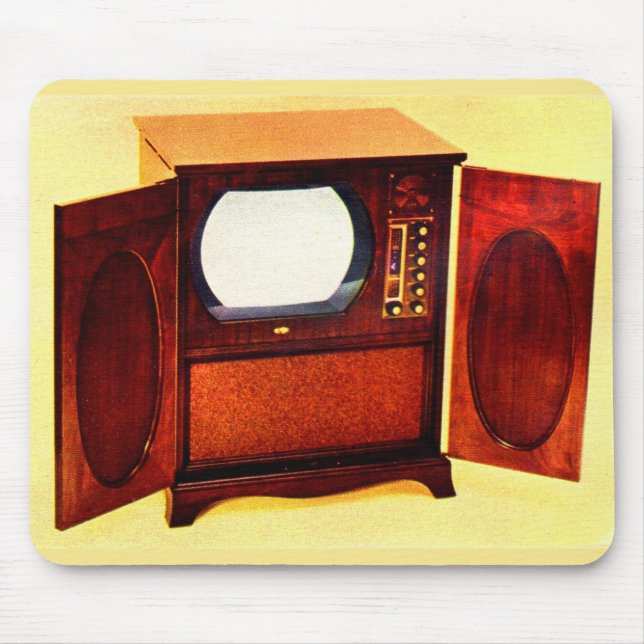 circa 1950 television set no. 1 mouse mat (Front)