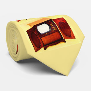 circa 1950 television set no. 1 tie
