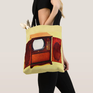 circa 1950 television set no. 1 tote bag