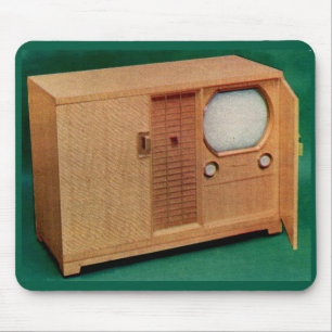 circa 1951 television set Danish modern no. 2 Mouse Mat