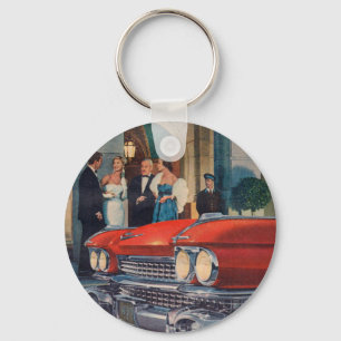 circa 1960 red Cadillac grille Key Ring