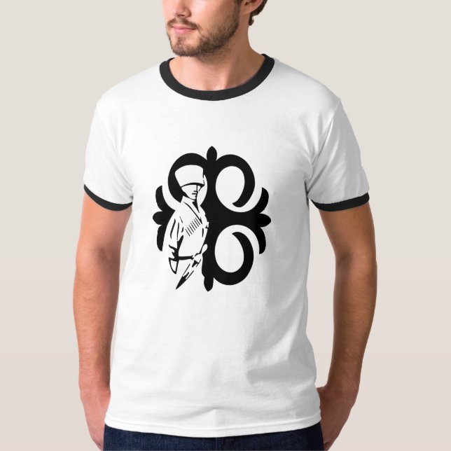 Circassian Man Ornament T-Shirt (Front)