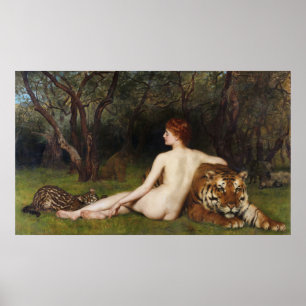 Circe (Beautiful Magical Woman) (by John Collier) Poster