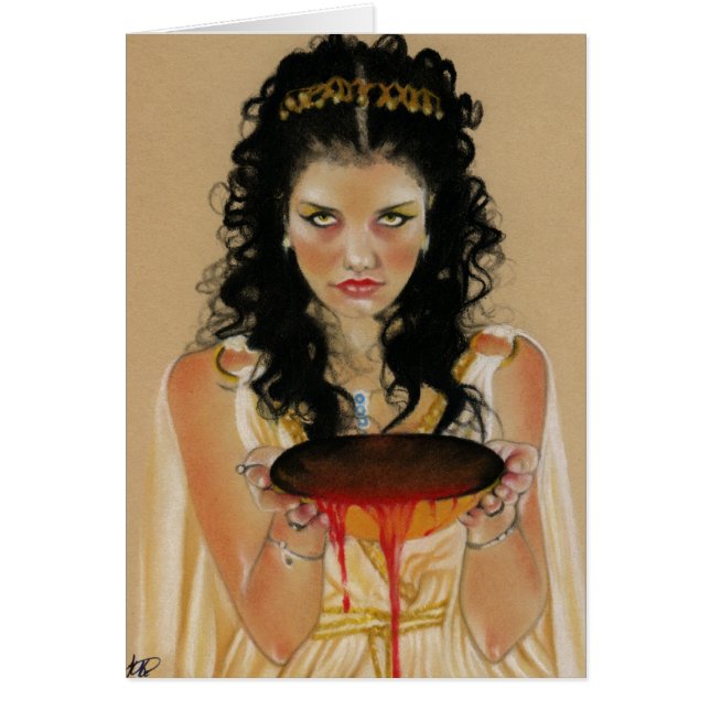 Circe Greek Goddess Card (Front)