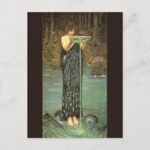 Circe Invidiosa - 1892  by John William Waterhouse Postcard