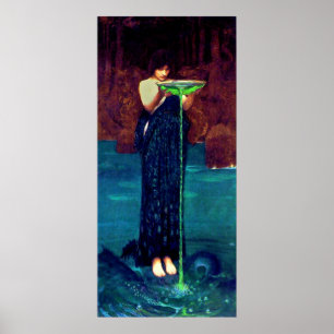 Circë Invidiosa (1892)~ Fine Art Canvas Poster