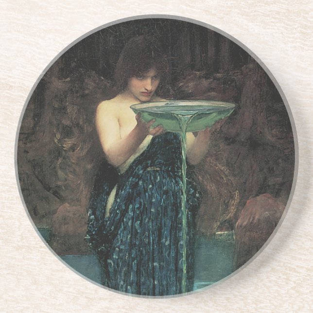 Circe Invidiosa by John William Waterhouse Coaster (Front)