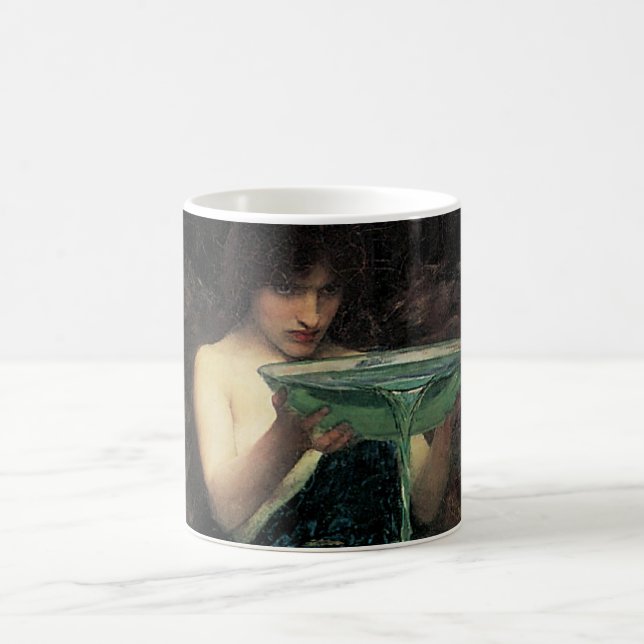 Circe Invidiosa by John William Waterhouse Coffee Mug (Center)