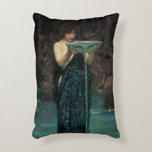 Circe Invidiosa by John William Waterhouse Decorative Cushion