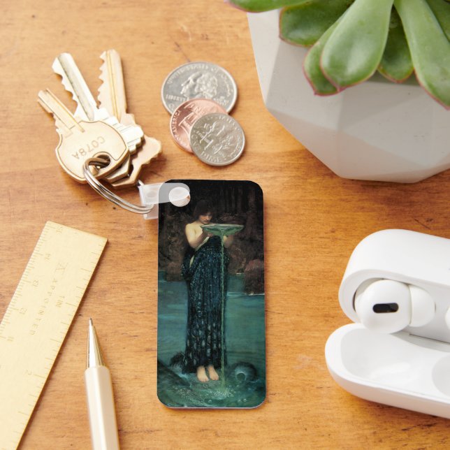 Circe Invidiosa by John William Waterhouse Key Ring (Desk)