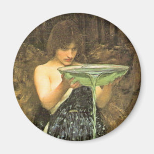 Circe Invidiosa by John William Waterhouse Magnet