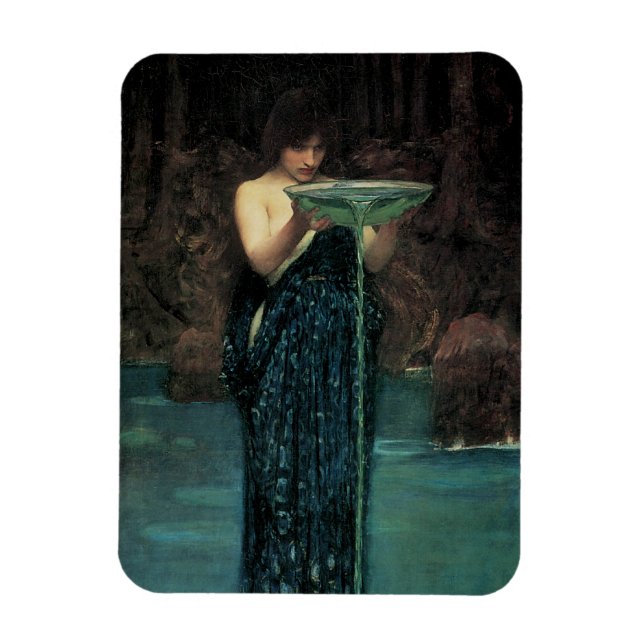 Circe Invidiosa by John William Waterhouse Magnet (Vertical)