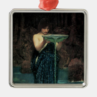 Circe Invidiosa by John William Waterhouse Metal Tree Decoration