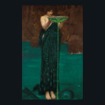 Circe Invidiosa by John William Waterhouse Poster<br><div class="desc">Artwork features Circe Invidiosa (1892) by John William Waterhouse - oil painting classic art featuring Circe, a figure from Greek mythology who appears in Homer's Odyssey. This painting shows a scene from Ovid's Metamorphoses where a jealous Circe throws a magic potion into the well where her rival in love, Scylla,...</div>