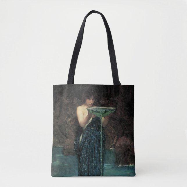 Circe Invidiosa by John William Waterhouse Tote Bag (Front)
