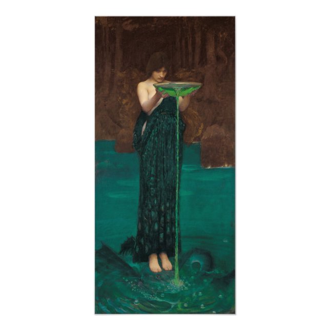 Circe Invidiosa by Waterhouse Photo Print (Front)