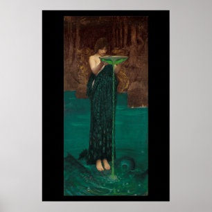 Circe Invidiosa, c. 1892 by John Waterhouse Poster
