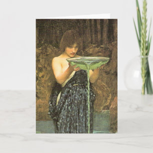 Circe Invidiosa Greeting Card